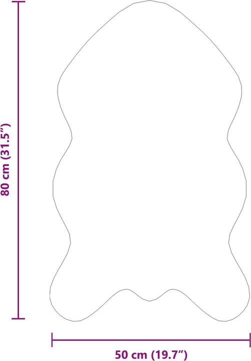 Produktbild vidaXL Wohnzimmerteppich