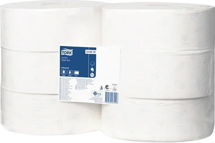 Actual product image kaiserkraft Toilet paper, industrial jumbo roll (6 x)