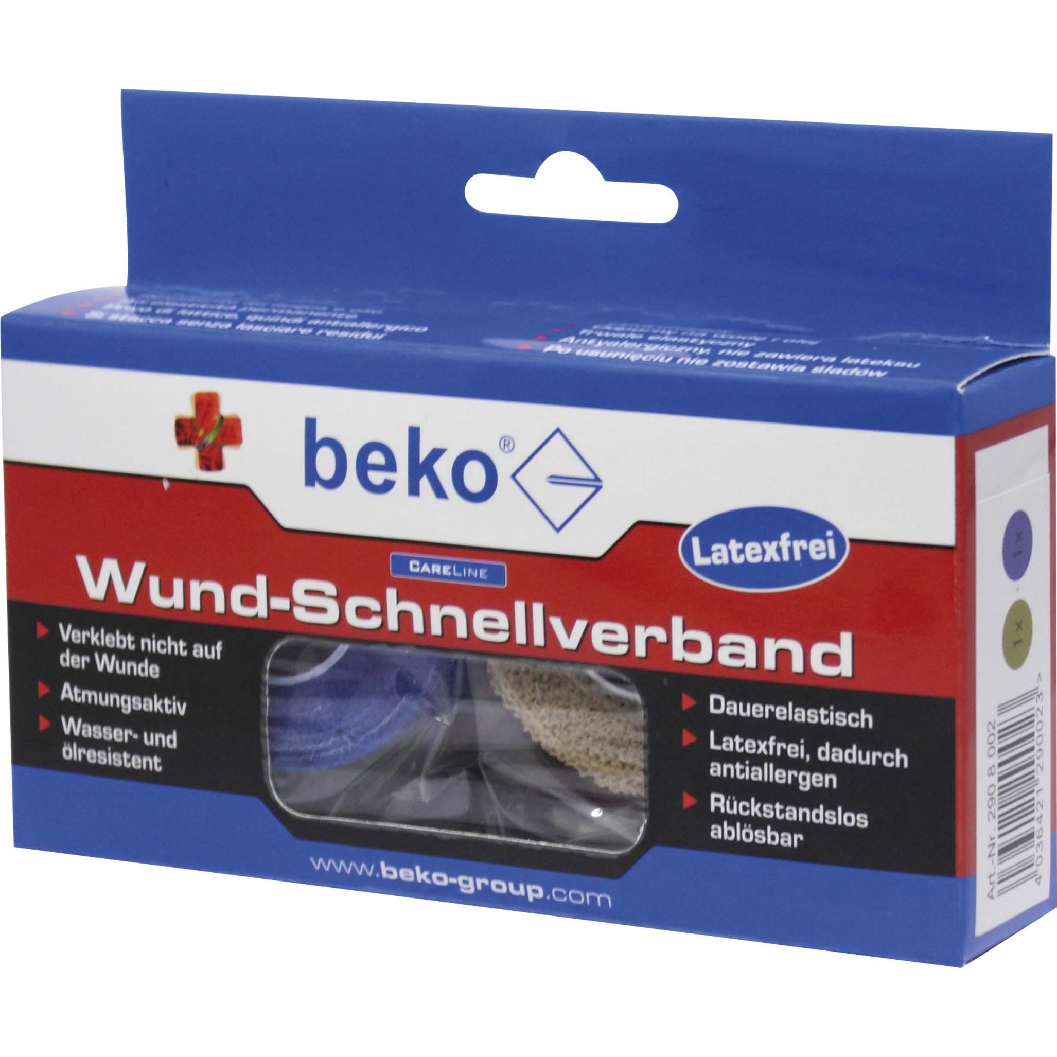 Beko, Pflaster, Wund-Schnellverband Set (1 x)