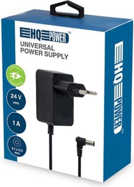 Produktbild Velleman UNIVERSAL-NETZTEIL - 24 VDC - 1 A - 24 W - STECKER (2.1 x 5.5 mm)