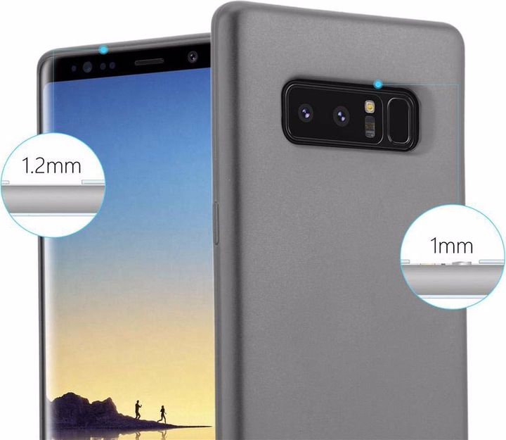 Produktbild Cadorabo TPU Matt Metallic Cover (Samsung Galaxy Note 8)