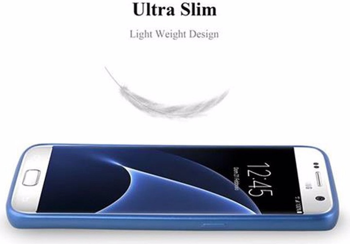 Actual product image Cadorabo TPU Matt Metallic Cover (Samsung Galaxy S7)