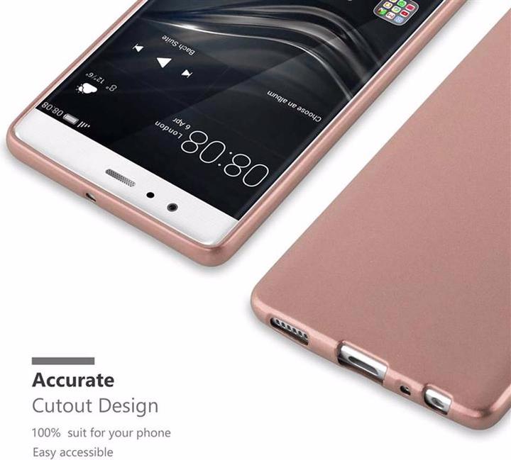 Produktbild Cadorabo TPU Matt Metallic Cover (Huawei P9)