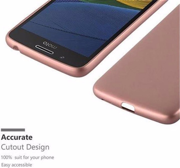 Immagine prodotto Cadorabo Copertura metallica opaca in TPU (Motorola Moto G5)