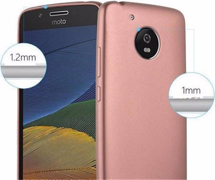 Immagine prodotto Cadorabo Copertura metallica opaca in TPU (Motorola Moto G5)