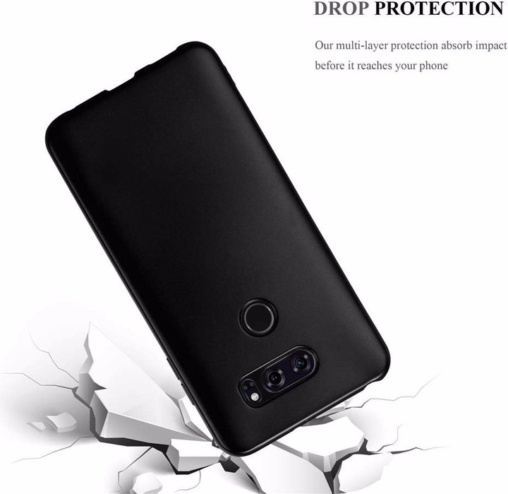 Actual product image Cadorabo TPU Matt Metallic Cover (LG V30, LG V30+, LG V30S+)