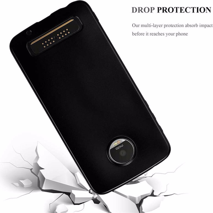 Produktbild Cadorabo TPU Matt Metallic Cover (Motorola Moto Z Play)