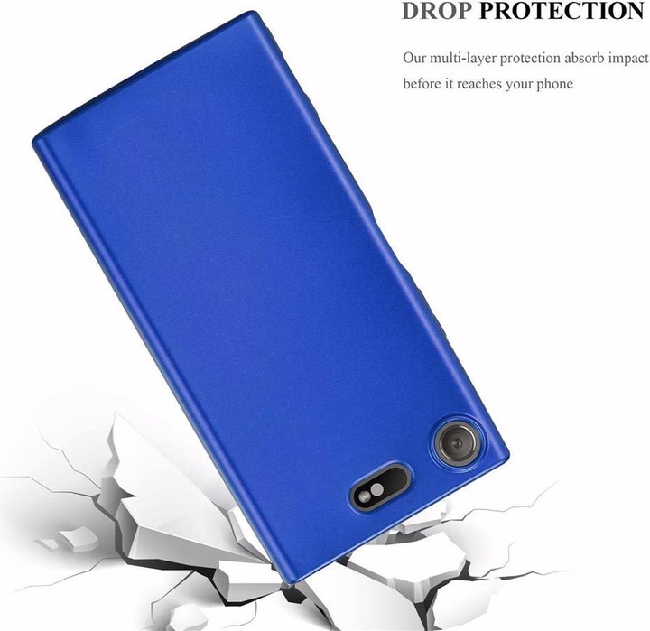 Actual product image Cadorabo TPU Matt Metallic Cover (Sony Xperia XZ1 Compact)