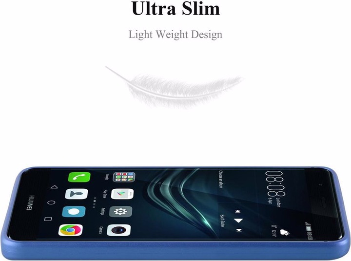 Actual product image Cadorabo TPU Matt Metallic Cover (Huawei P9 Plus)