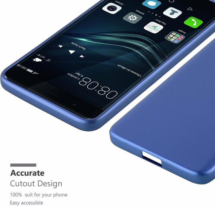 Image du produit Cadorabo Couverture métallique mate TPU (Huawei P9 Plus)