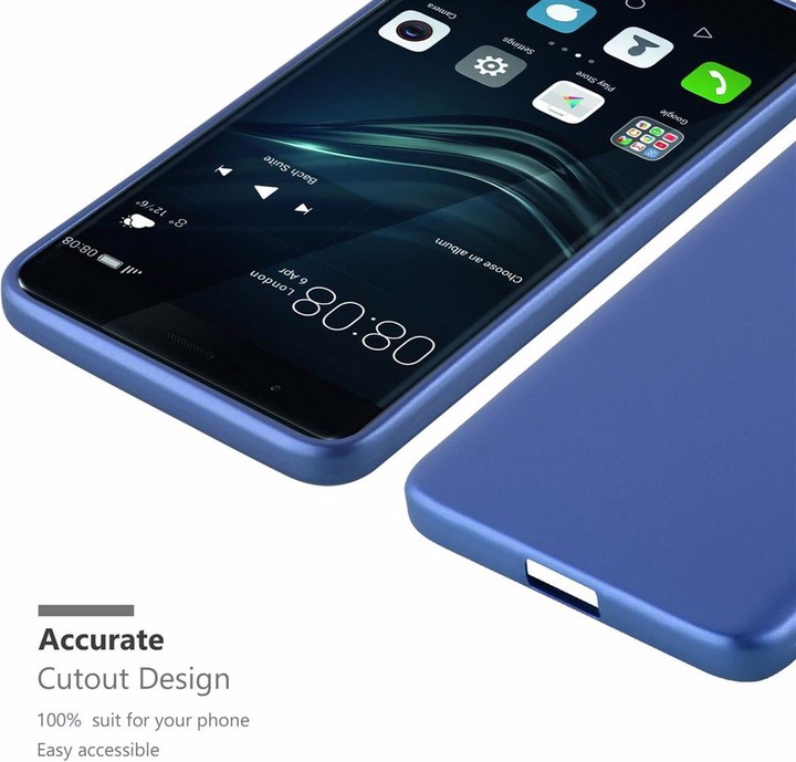 Actual product image Cadorabo TPU Matt Metallic Cover (Huawei P9 Plus)