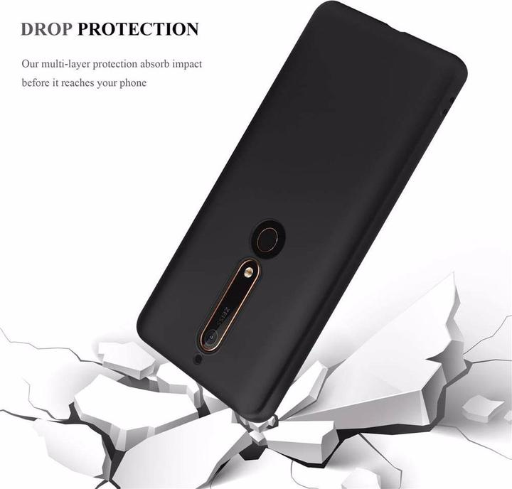 Actual product image Cadorabo TPU Matt Metallic Cover (Nokia 6.1)