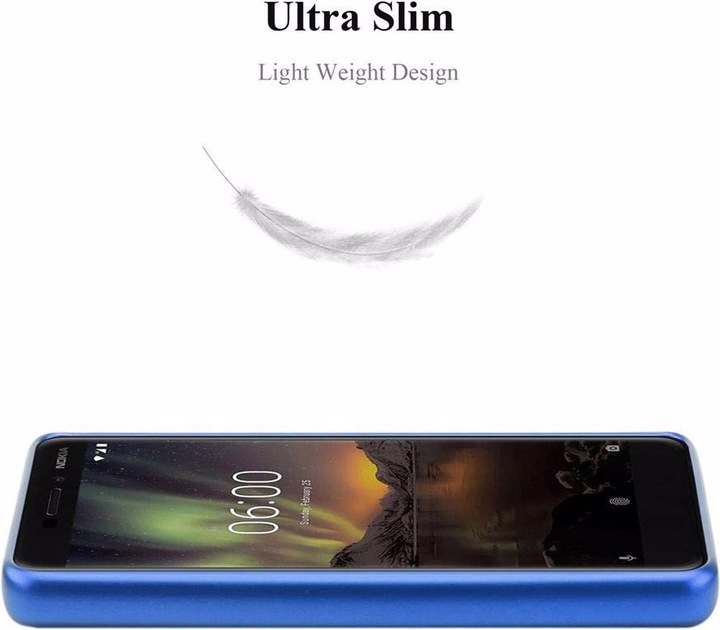 Actual product image Cadorabo TPU Matt Metallic Cover (Nokia 6.1)