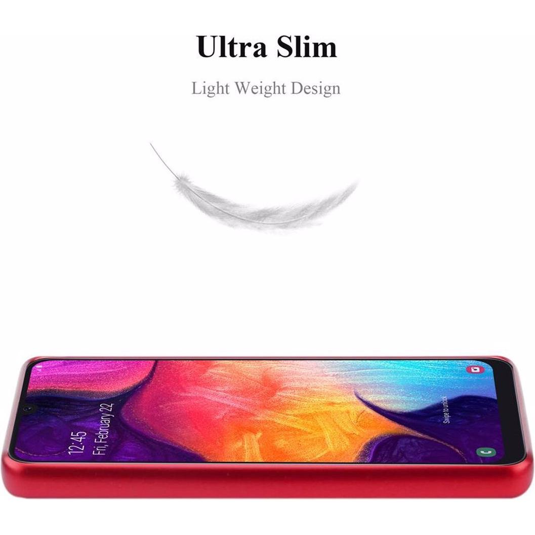 Thumbnail - Cadorabo TPU Matt Metallic Cover (Samsung Galaxy A30s, Samsung Galaxy A50s), Smartphone Hülle, Rot