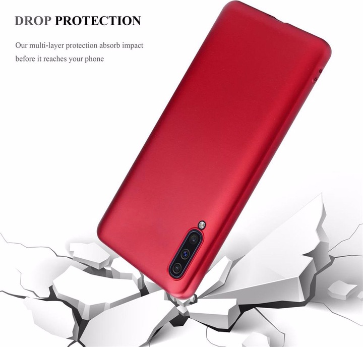 Produktbild Cadorabo TPU Matt Metallic Cover (Samsung Galaxy A50)