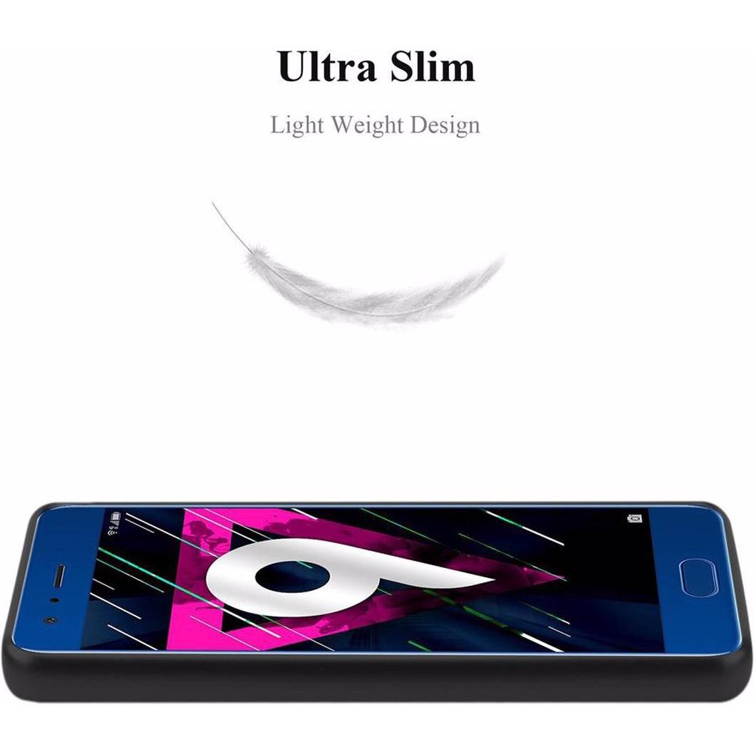 Thumbnail - Cadorabo TPU Matt Metallic Cover (Honor 9), Smartphone Hülle, Schwarz