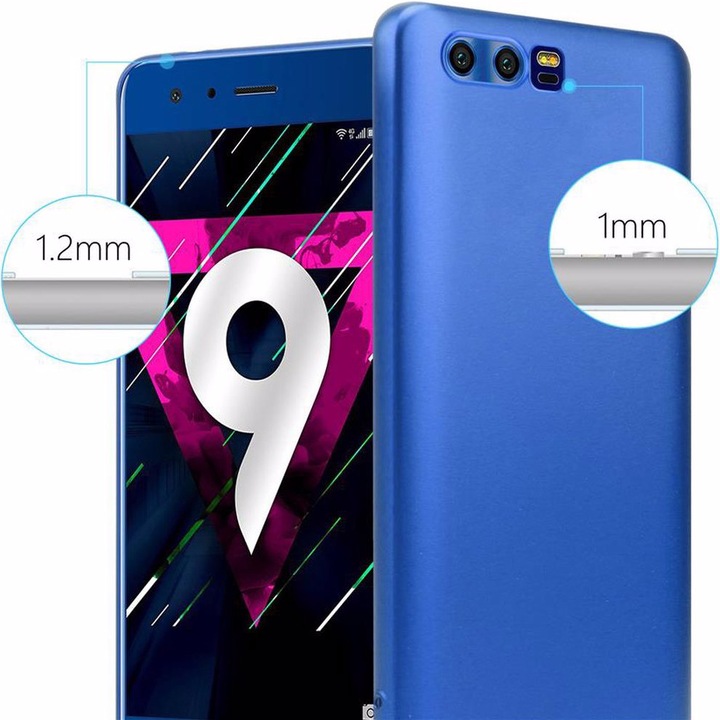 Actual product image Cadorabo TPU Matt Metallic Cover (Honor 9)