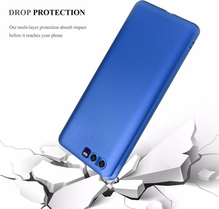 Actual product image Cadorabo TPU Matt Metallic Cover (Honor 9)