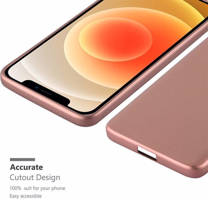 Produktbild Cadorabo TPU Matt Metallic Cover (Apple iPhone 12 mini)