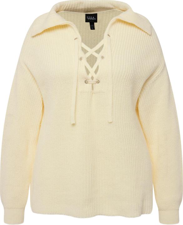 Immagine prodotto Ulla Popken Maglione con lavorazione, collo da marinaio e maniche lunghe (56)