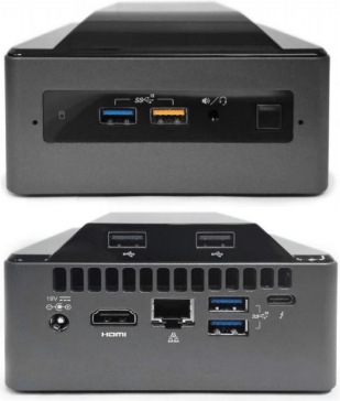 Actual product image Intel NUC 8 Performance (Intel Core i7-8650U)