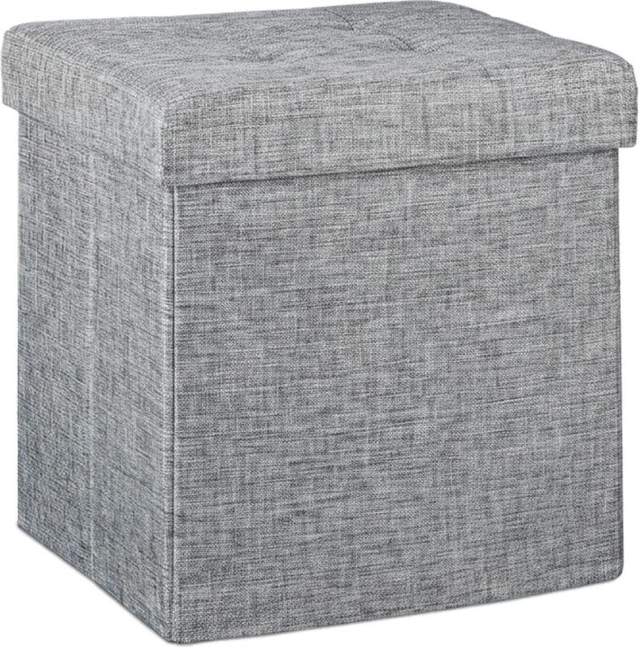 Immagine prodotto Relaxdays Pouf pieghevole con contenitore