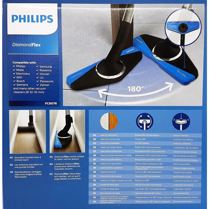 Produktbild Philips DiamondFlex Hartbodendüse FC8076/01