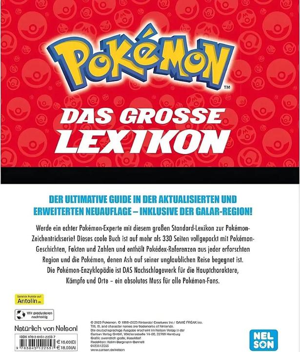 Image du produit Pokémon - Das grosse Lexikon (Allemand, Katherine Fang, Lawrence Neves, Simcha Whitehill, 2023)