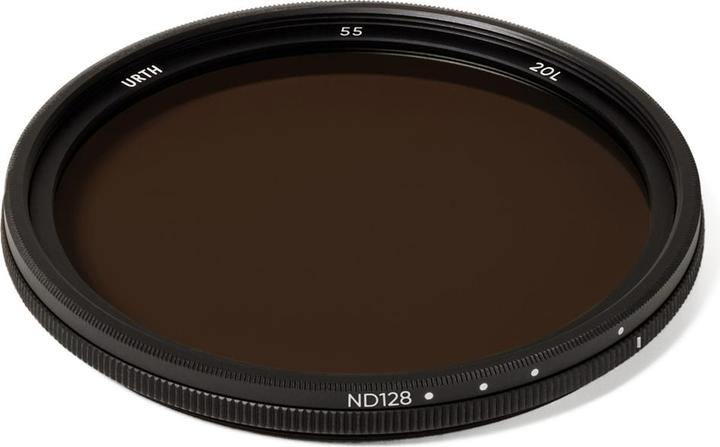 Image du produit Urth 55mm ND8 128 (3 7 Stop) Variable ND Lens Filter (Plus+) (Filtre gris neutre, 55 mm)