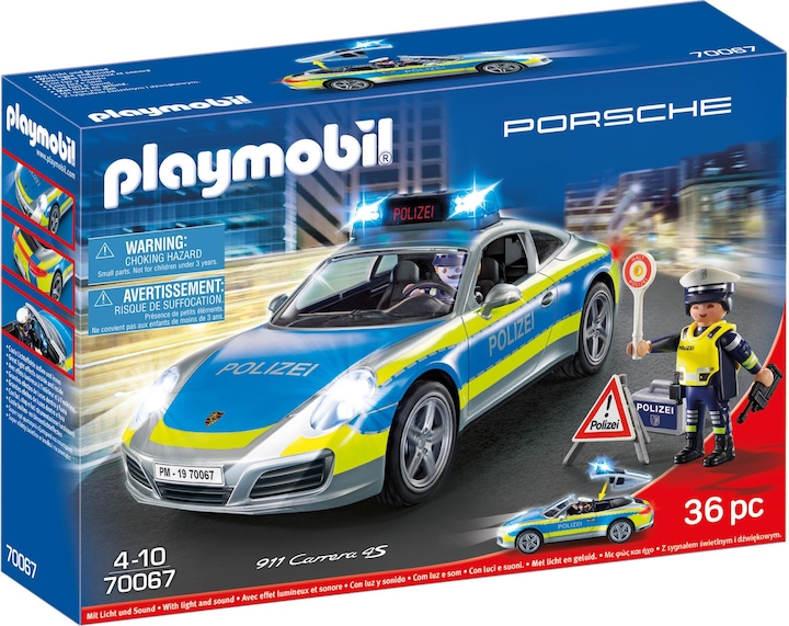 Produktbild Playmobil Porsche 911 Carrera 4S Polizei (70067, Playmobil Porsche)