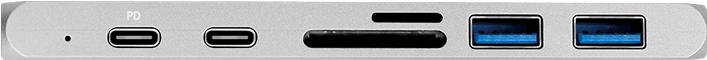 Produktbild LogiLink USB 3.2 (Gen 1) Docking Station (USB-C, 7 Ports)