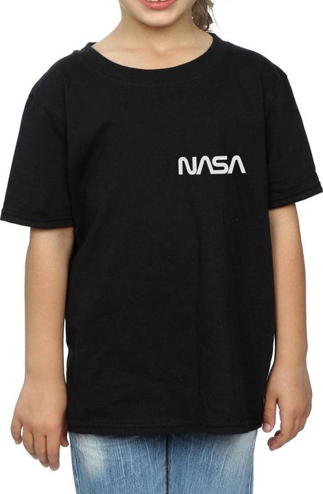 Produktbild Nasa Modern Logo Chest TShirt Mädchen (140, 146)