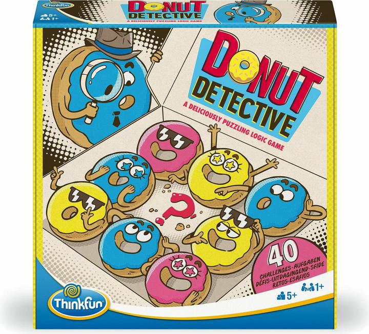 Productafbeelding Ravensburger ThinkFun Donut Detective - Denkspiel ab 5 Jahre (Meertalig)