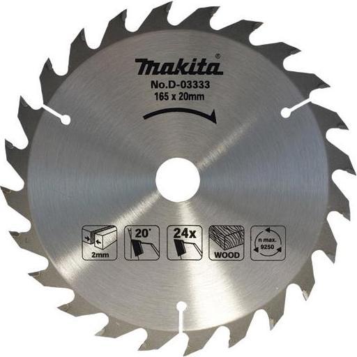 Produktbild Makita CIRCULAR SAW BLADE 165X20MM 24T