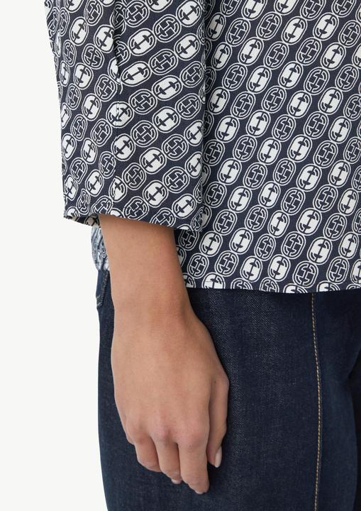 Produktbild Comma Bluse Crêpe-Bluse mit Icon-Muster (34)