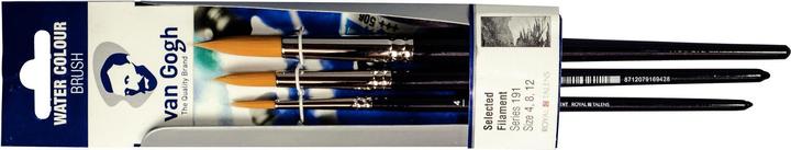 Talens Van Gogh watercolour brush set Series 191 (size 4, 8, 12) (120 mm)