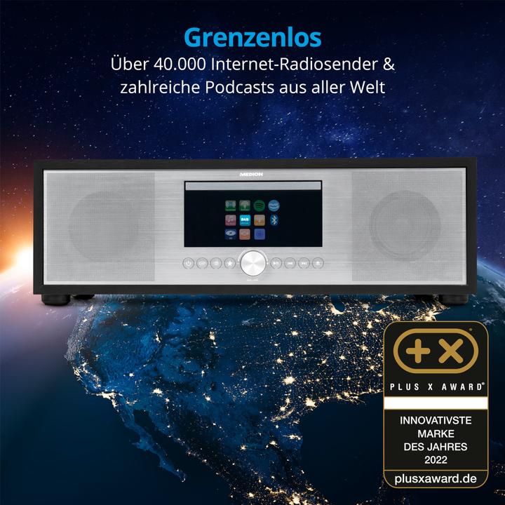 Immagine prodotto Medion LIFE P66400 (AM, DAB, FM, Bluetooth, WiFi)