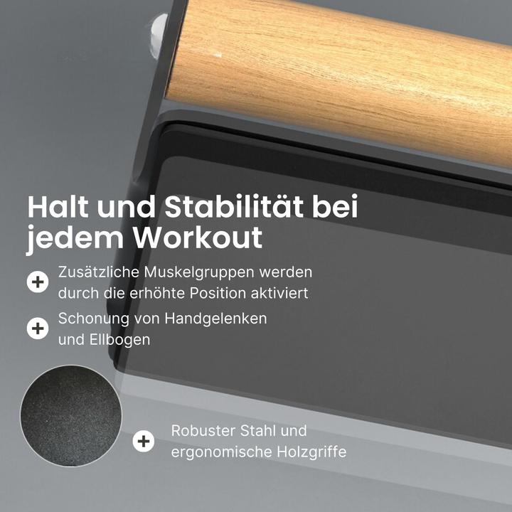 Immagine prodotto Hermex Set di 2 maniglie per flessioni Barra per flessioni Aiuto per flessioni Barra per flessioni