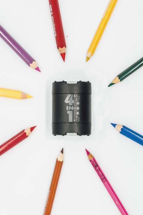 Image du produit Kum Taille-crayons 4 en 1 noir