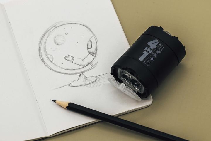 Image du produit Kum Taille-crayons 4 en 1 noir