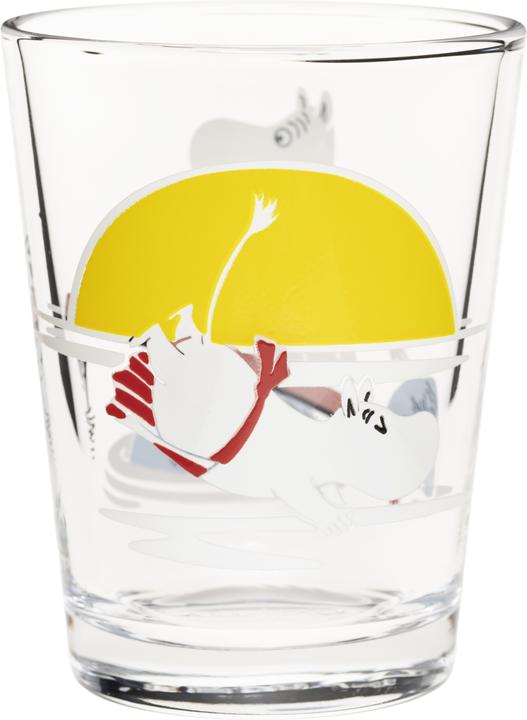 Moomin 22 cl - Glass - Gul (0.22 l, 1 x)