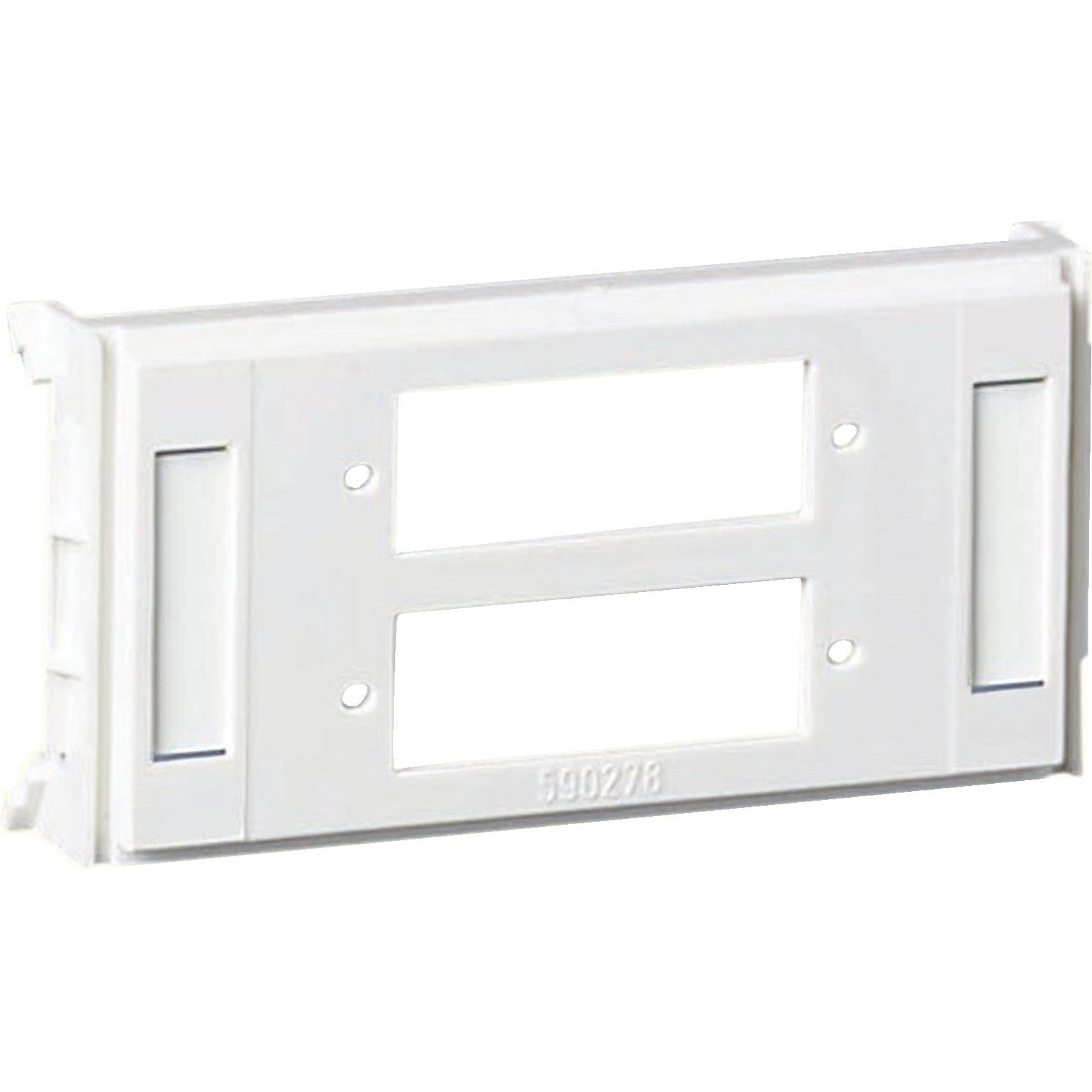 10x Schneider Electric, Zubehör Schalterprogramm, CYB-DF Montageplatte 2xSC Duplex AMP, Molex, Lucent Tech, Dätwyler wei...