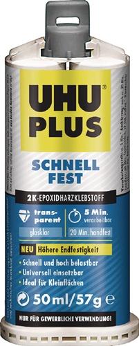 Actual product image UHU Plus Two-Component Quick-Setting Adhesive 45740 50 ml (83 g, 50 ml)