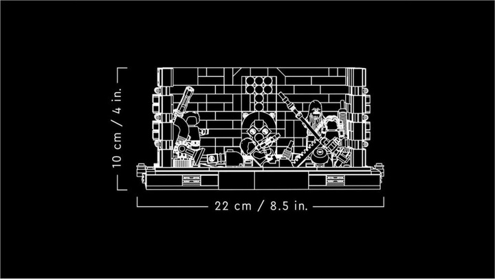 Actual product image LEGO Death Star trash compactor - diorama (75339, LEGO Star Wars)