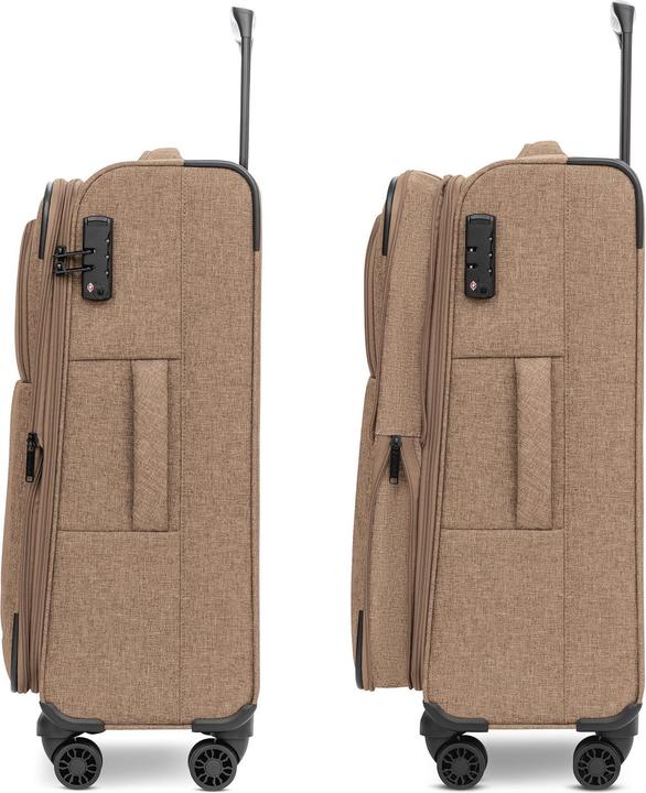 Actual product image Redolz Essentials 12 MEDIUM 4-wheel trolley 67 cm with expansion pleat (61 l)