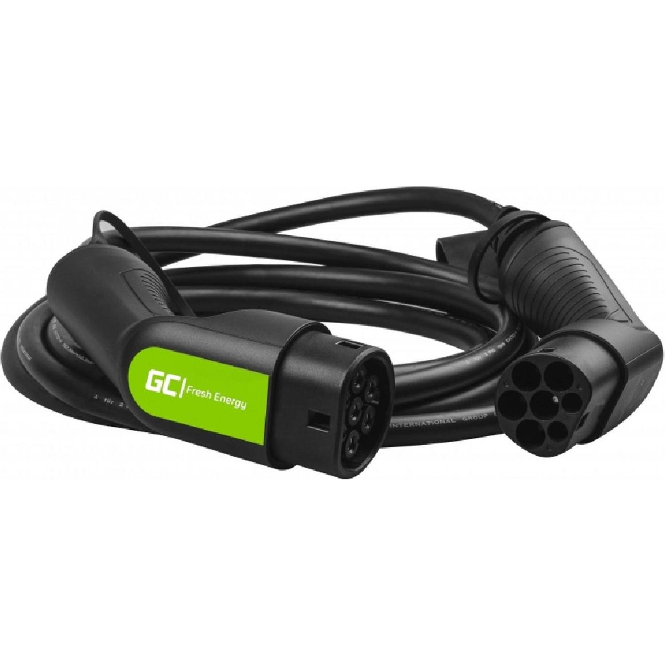 Thumbnail - GreenCell, Elektroauto Ladekabel, Ladekabel GC (Typ 2, 7.20 kW, 32 A, 5 m)
