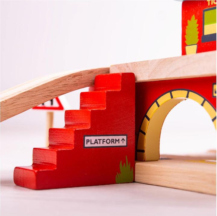Actual product image Bigjigs Rail Above Ground Station