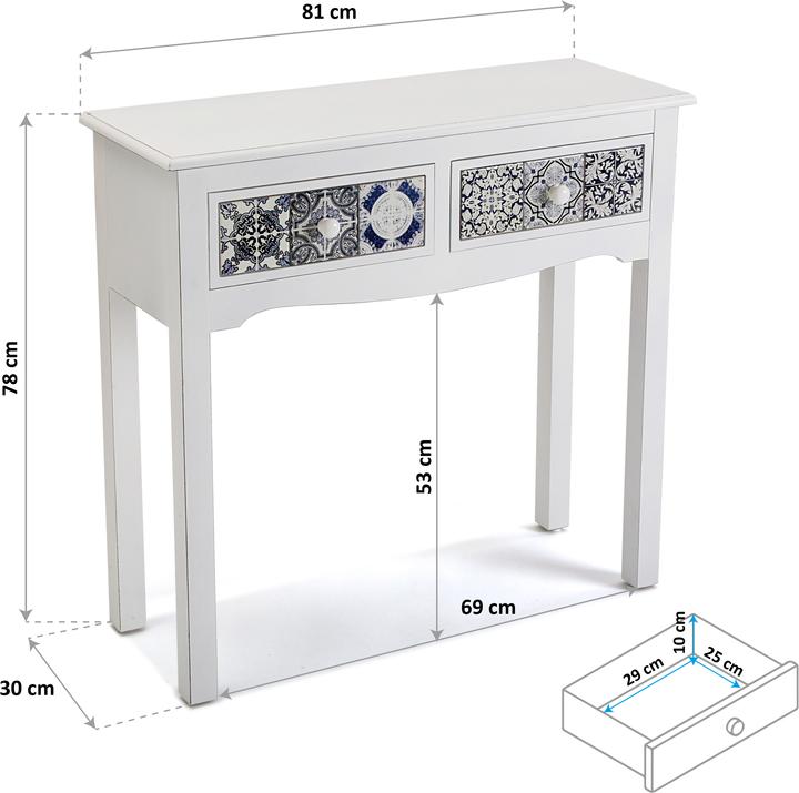 Image du produit Versa Pireo (30 x 30 x 78 cm)