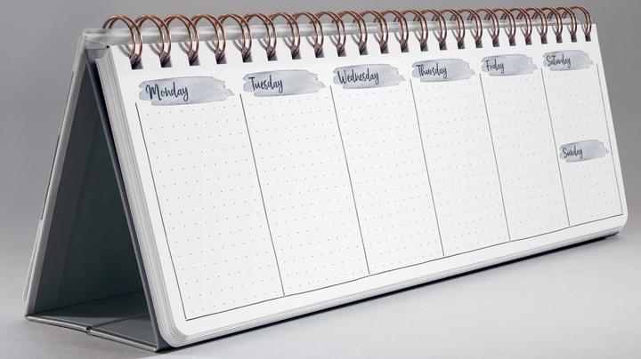 Actual product image Sigel Jolie "Flower Love" desk calendar, everlasting (A4)