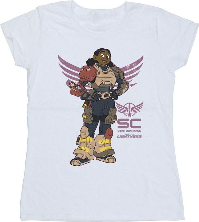 Actual product image Disney Womens/Ladies Lightyear Izzy Star Command Cotton T-Shirt (L)